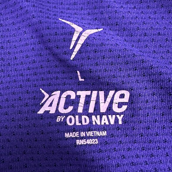 Old Navy Active Womens Short Sleeve Performance T-Shirt Retro Violet Size L - Picture 3 of 6